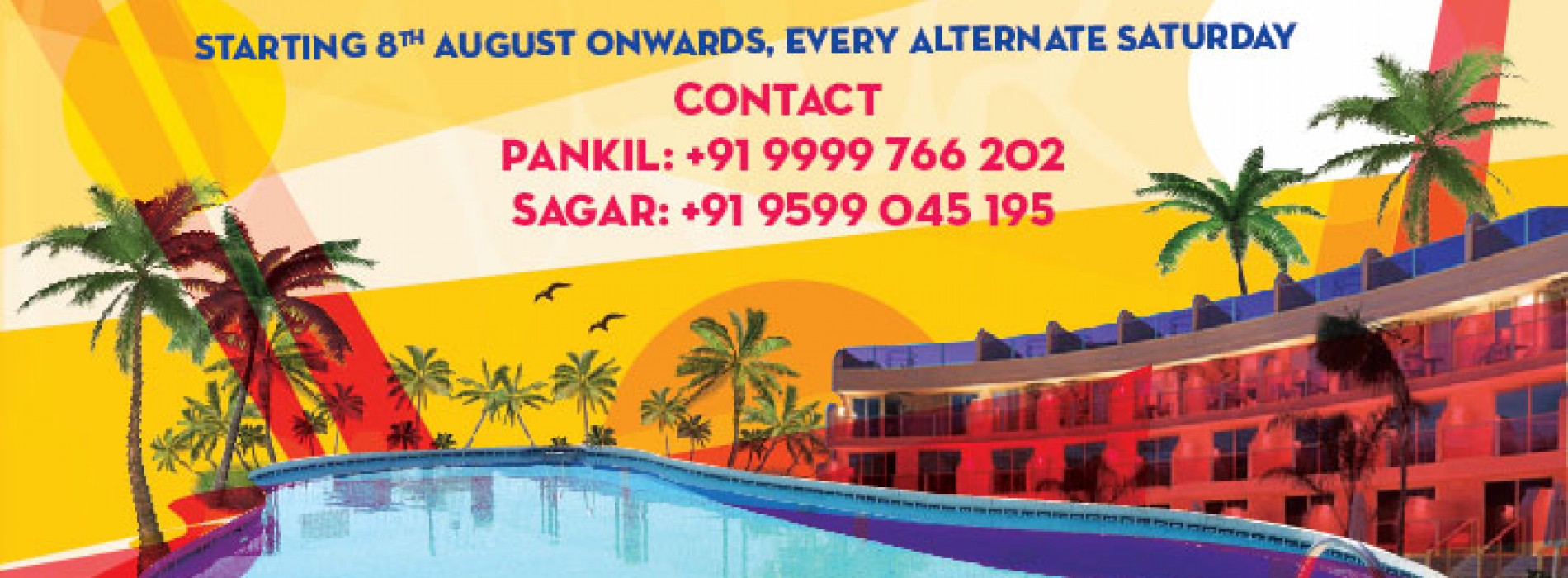 Weekend Getaway & pool party events in delhi
