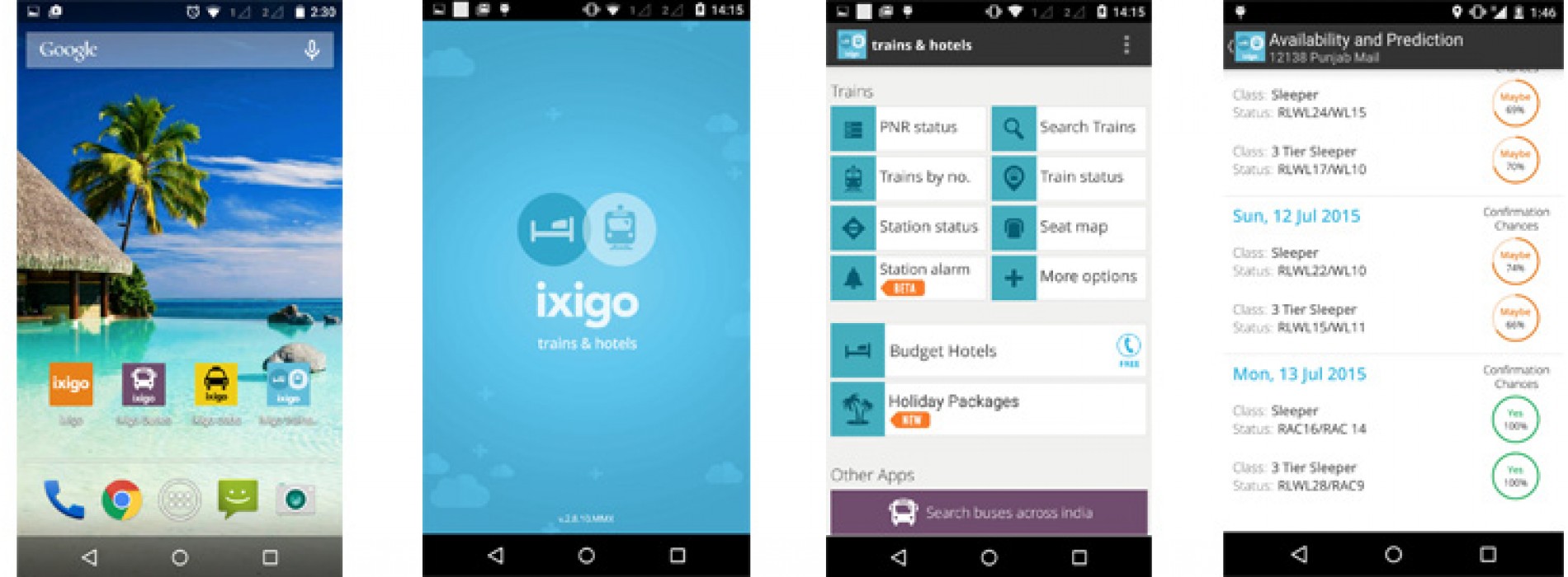 ixigo launches PNR prediction for trains