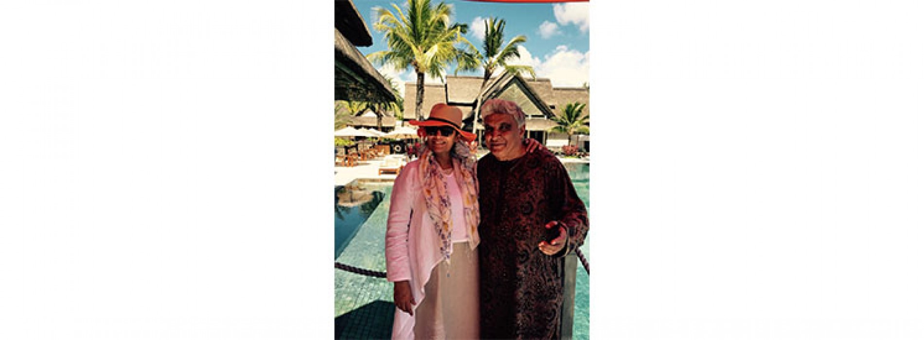 Constance Le Prince Maurice hosts star couple Shabana Azmi and Javed Akhtar