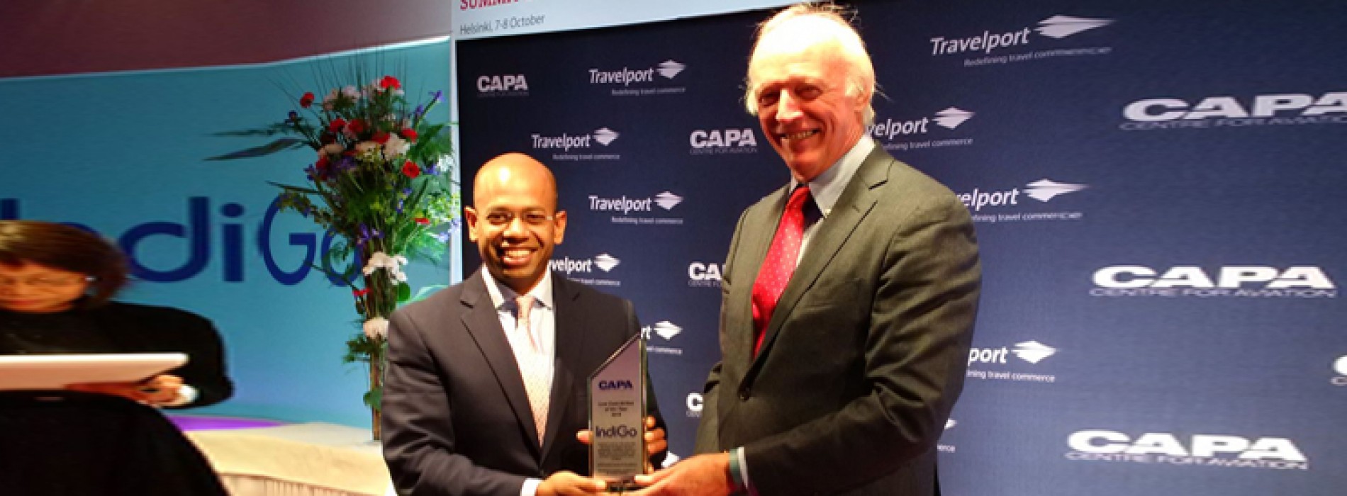 IndiGo pronounced ‘CAPA Global Low Cost Carrier of the Year’ at World Aviation Summit 2015