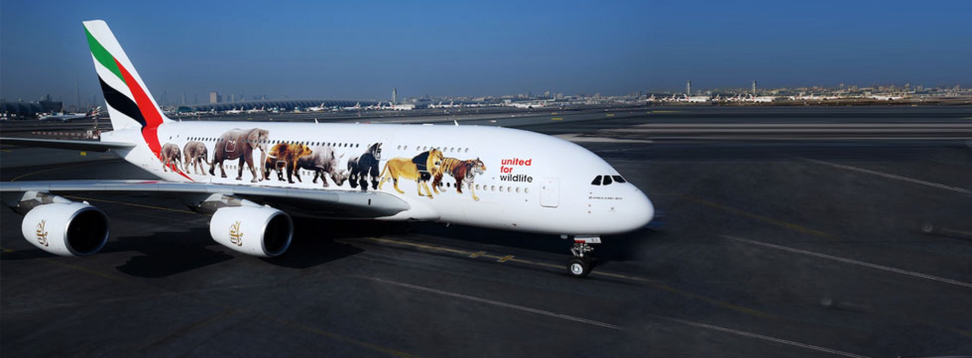 Emirates’ super jumbo message against illegal wildlife trade