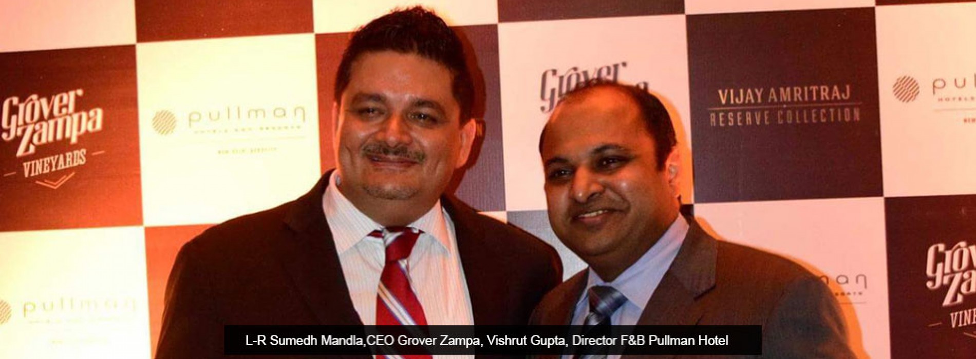 Grover Zampa Vineyards hosted an event at Pullman Hotels & Resorts