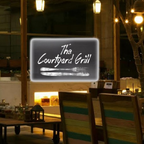 Get fired up at The Courtyard Grill!