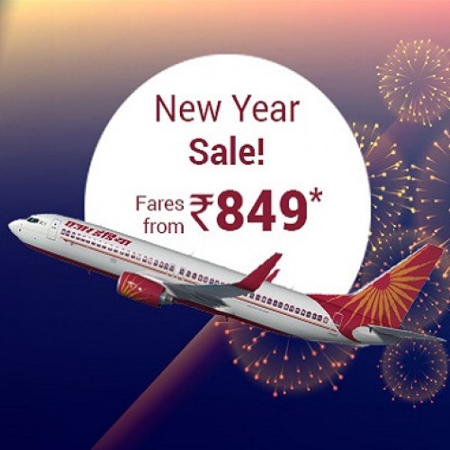 Air India New Year Sale: All-Inclusive Rs. 849 Tickets on offer
