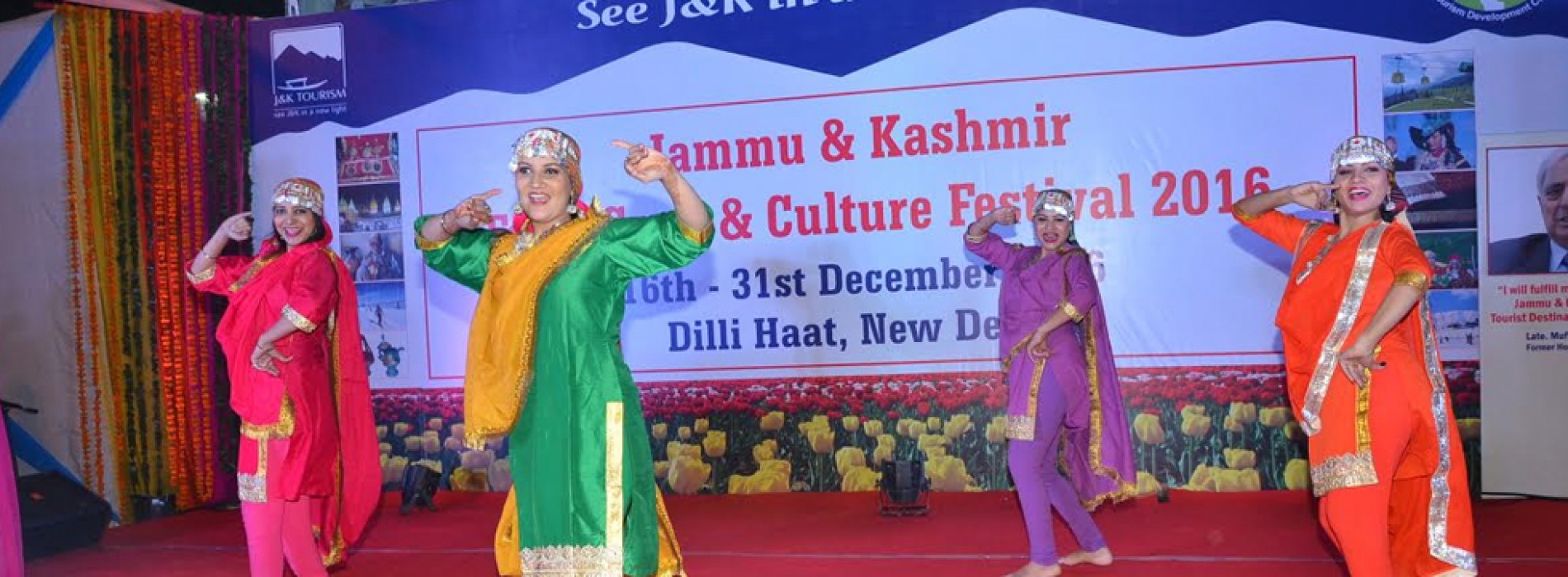 Priya Sethi inaugurates J&K Tourism Food, Craft & Culture Festival 2016 at Dilli Haat