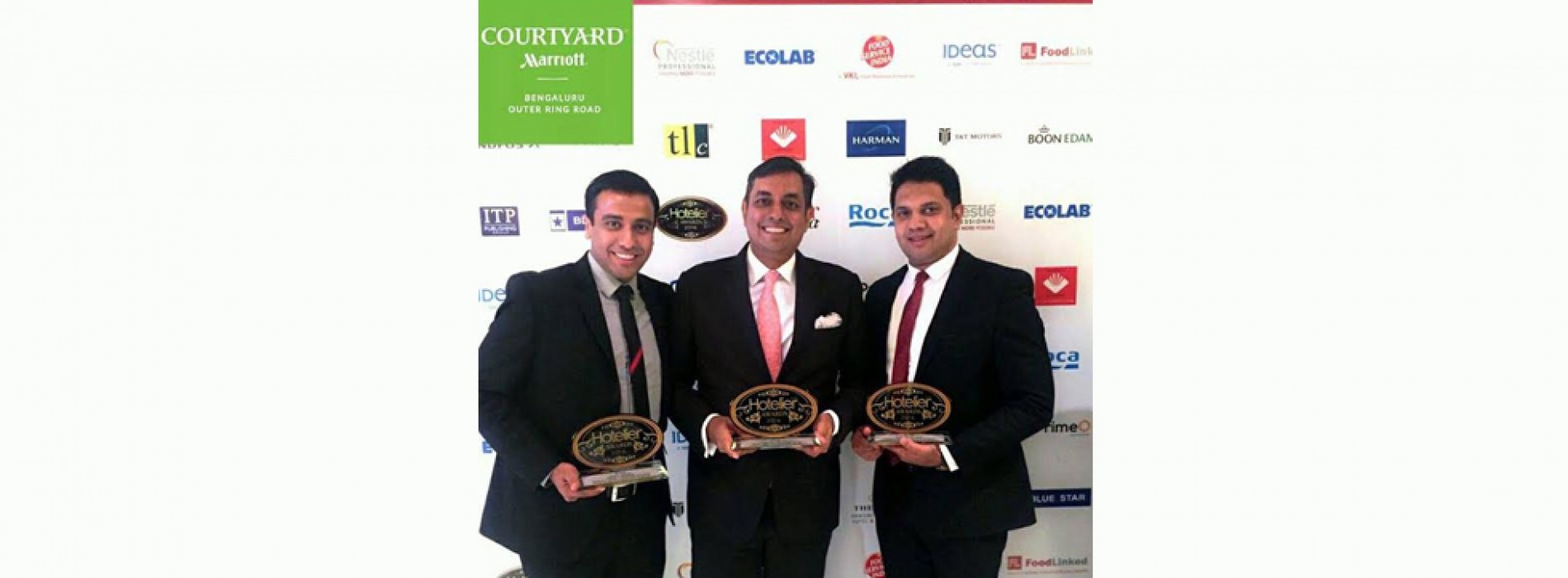 Courtyard by Marriott and Fairfield by Marriott Outer Ring Road, win at the ‘Hotelier India Awards’ 2016