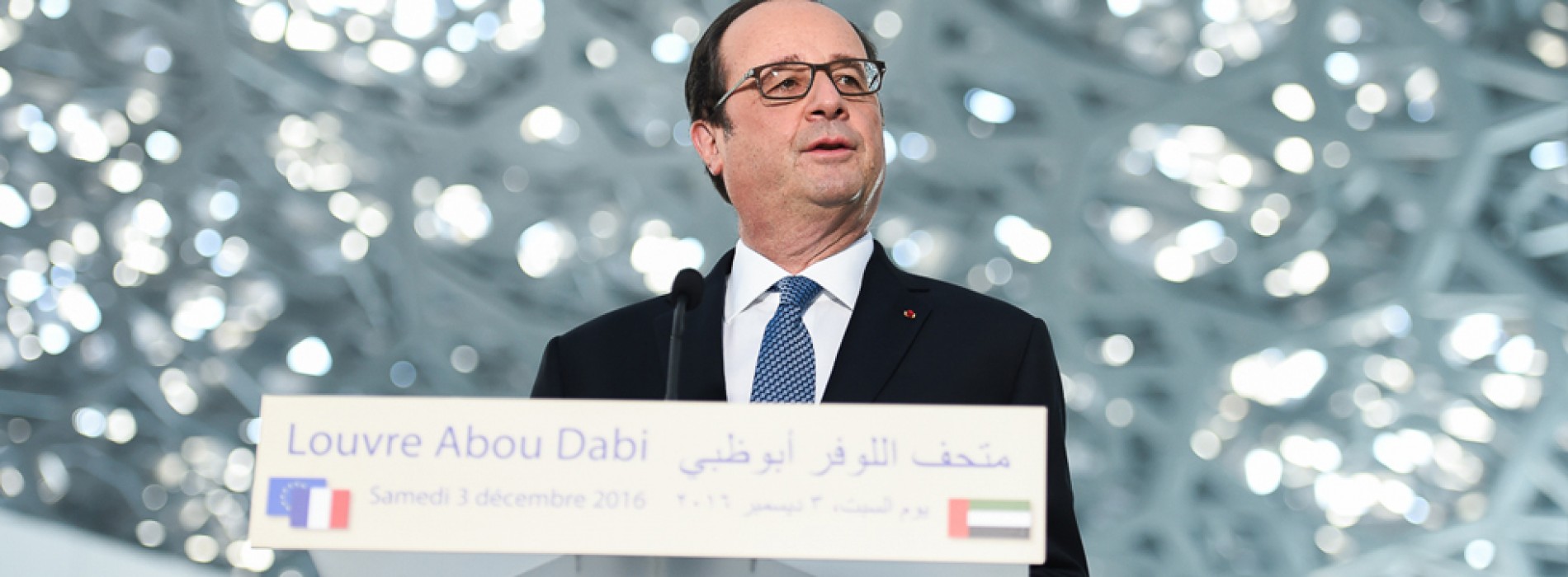 French President tours Louvre Abu Dhabi