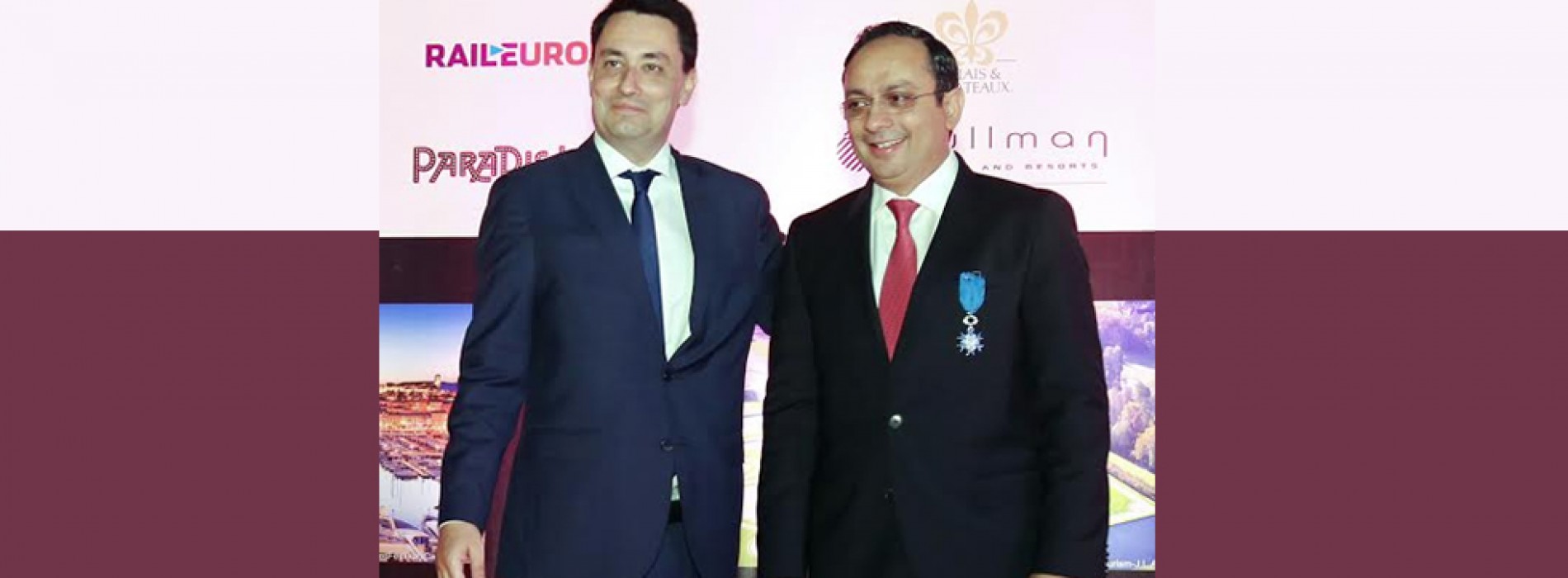 President of France François Hollande bestows the prestigious National Order of Merit on Zubin Karkaria