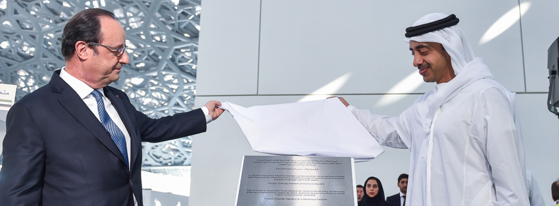 French President tours Louvre Abu Dhabi