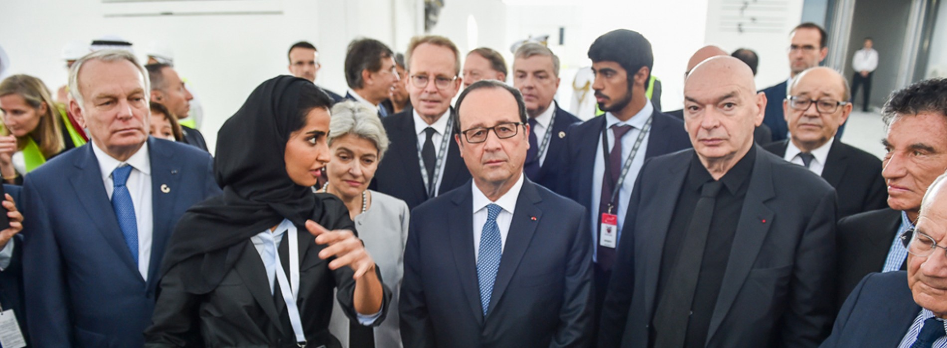 French President tours Louvre Abu Dhabi