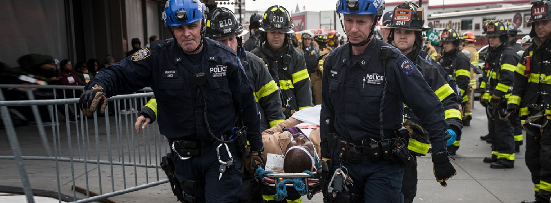 More than 100 hurt in New York train derailment