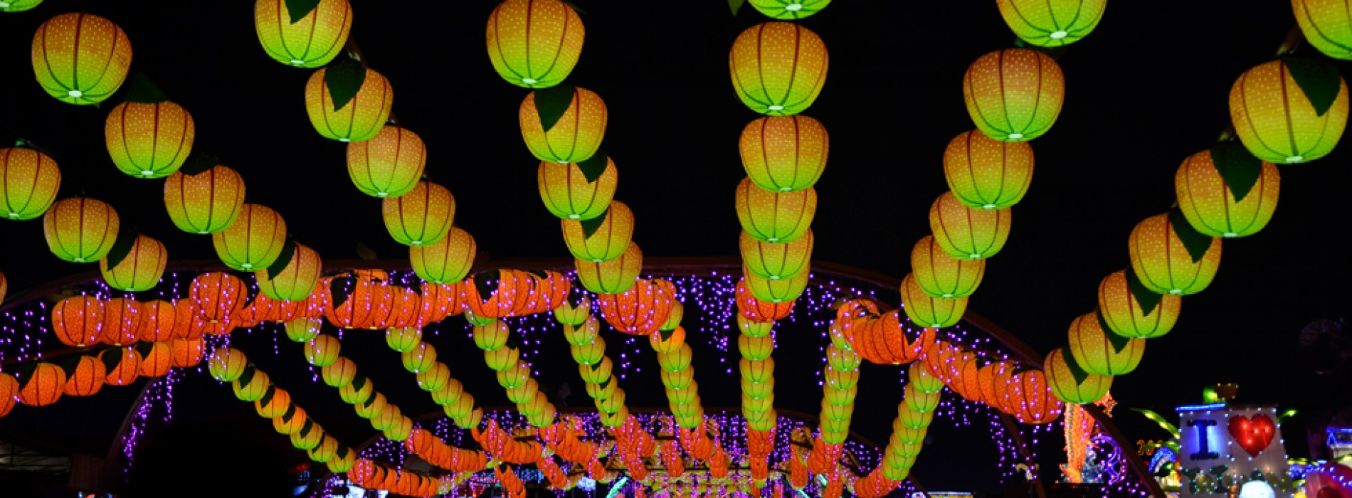 The bright and beautiful Taiwan Lantern Festival!