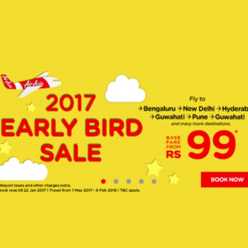 AirAsia launches Early Bird Sale with tickets starting at Rs 99