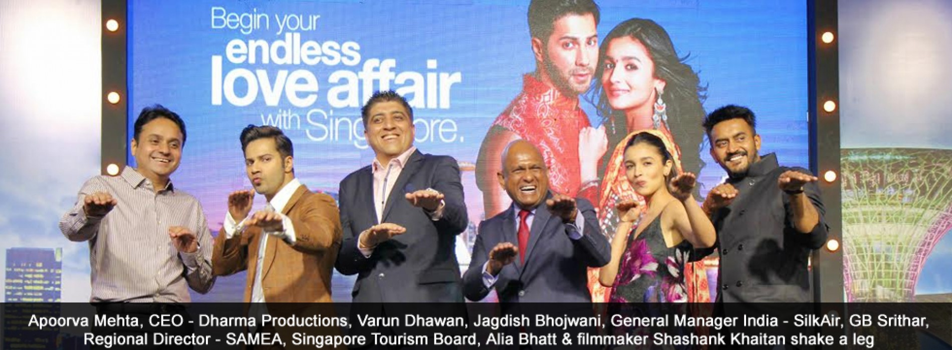 Badrinath and his Dulhania celebrate their endless love affair with Singapore and SilkAir