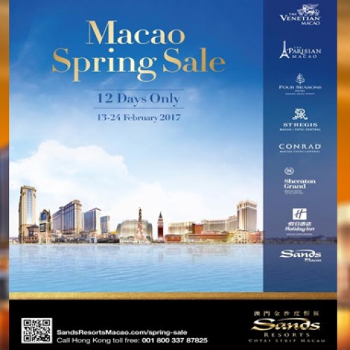 Limited-Time offers at  Sands Resorts Macao and Sands Macao