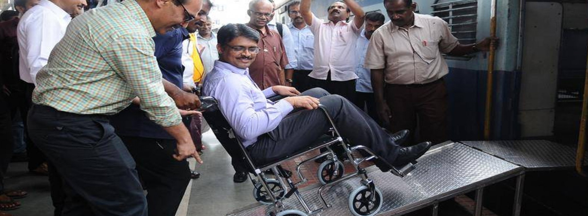 In a first, Central Rly Station introduces portable ramps, wheelchairs