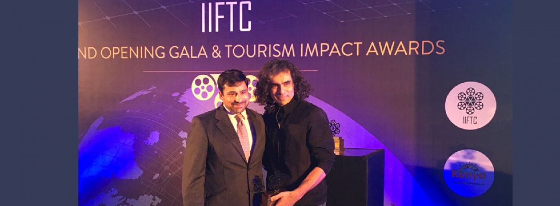 Kenya Tourism Board felicitates film maker Imtiaz Ali with IIFTC Tourism Impact Awards