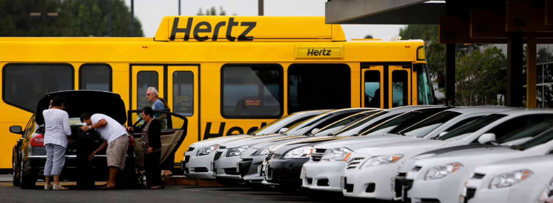 Hertz worldwide car rental inventory available through