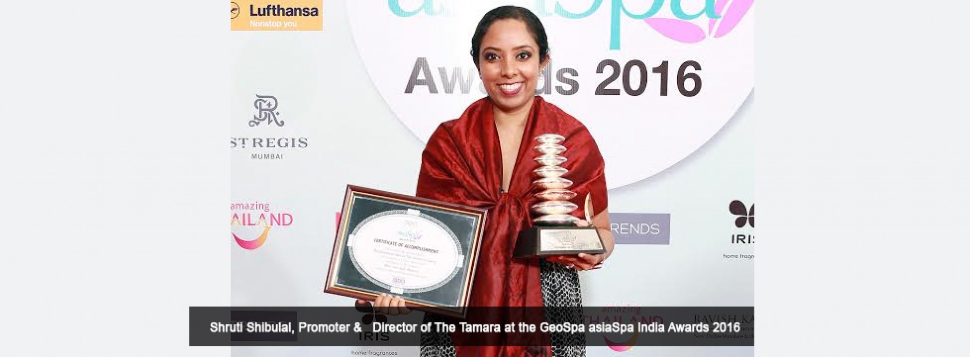 The Elevation Spa at The Tamara Coorg awarded ‘Best New Spa (Resort)’ at the GeoSpa asiaSpa India Awards 2016