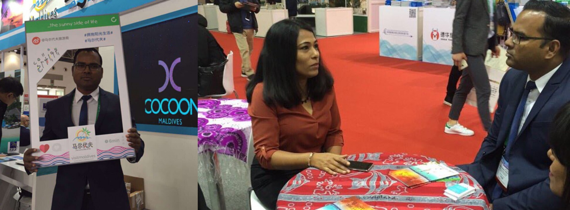 Maldives showcased the Sunny Side of life at China’s No.1 B2B Fair COTTM 2017