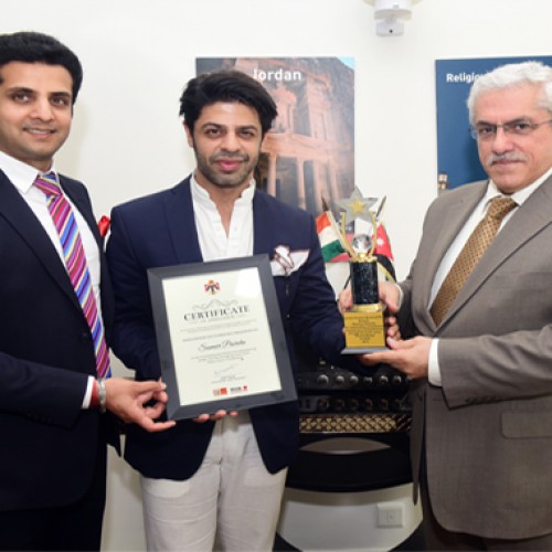 Jordan Tourism Board awards Certificate of Appreciation to Pammi Aunty