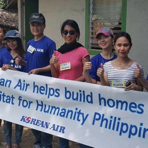 Korean Air supports home building program for the fifth year