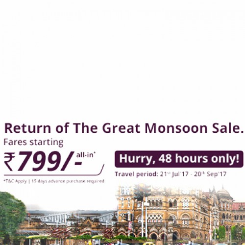 Vistara opens monsoon sale offers tickets starting Rs. 799