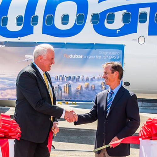 Boeing delivers first 737 MAX 8 to flydubai