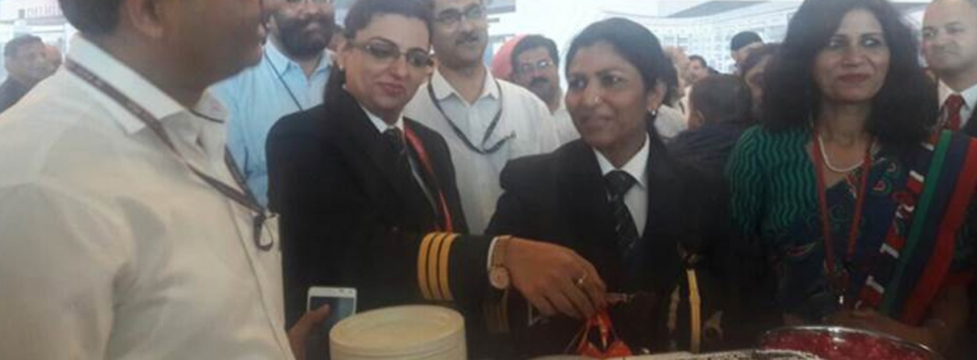 Air India’s maiden direct flight to Stockholm with all women crew