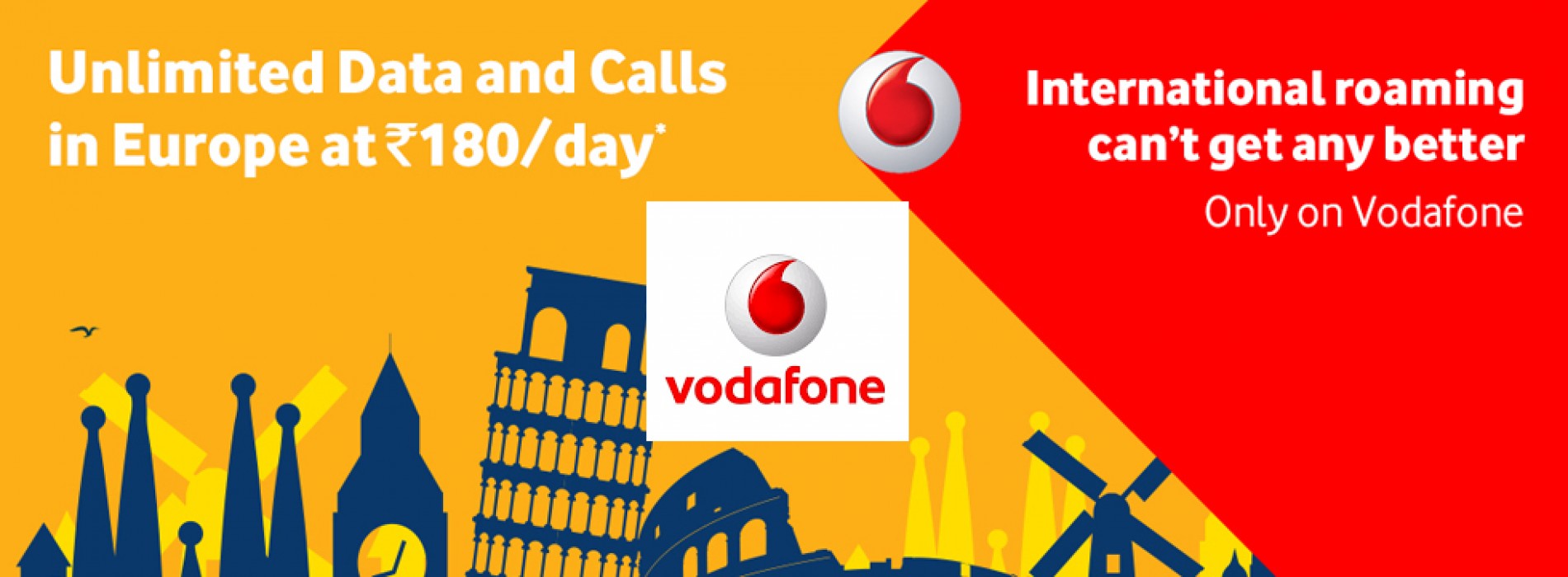 Vodafone launches First-Ever Truly Unlimited International Roaming pack – Vodafone i-RoamFREE