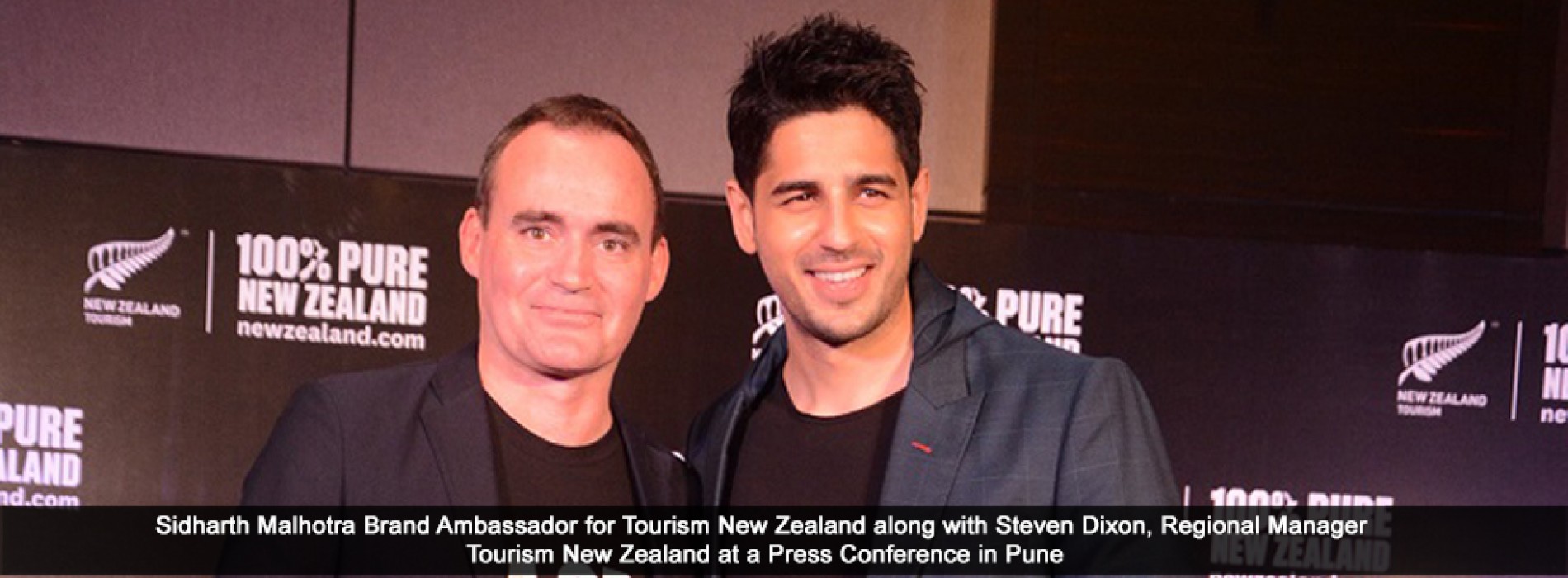 Bollywood actor Sidharth Malhotra recalls his New Zealand escapades to the Pune media