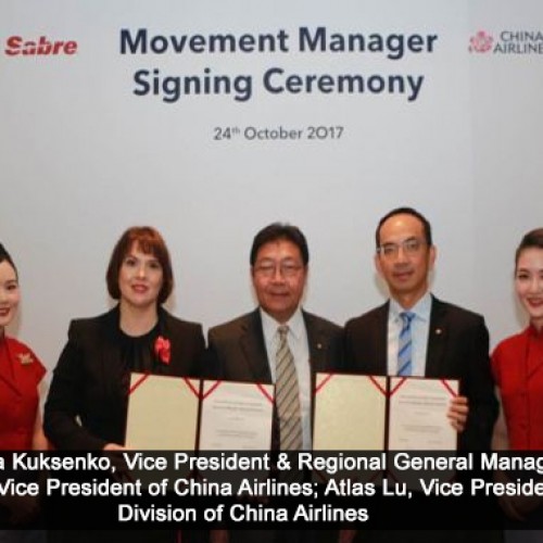 China Airlines extends partnership with Sabre