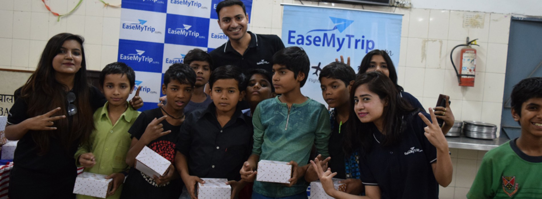 EaseMyTrip celebrated Children’s Day with kids of Bal Sahyog