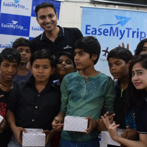EaseMyTrip celebrated Children’s Day with kids of Bal Sahyog