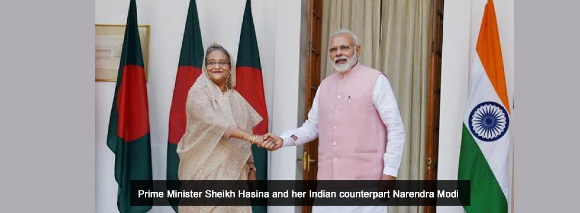 Hasina and Modi launched new cross-country train service