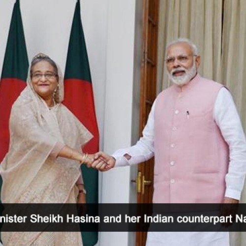 Hasina and Modi launched new cross-country train service