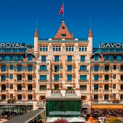 A palatial winter break awaits GCC visitors at the Royal Savoy Lausanne