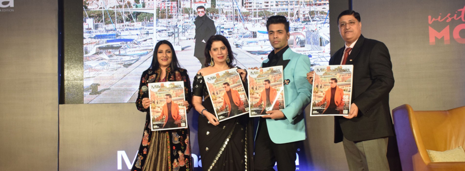 Visit Monaco celebrates New Year with Karan Johar and Millionaireasia India