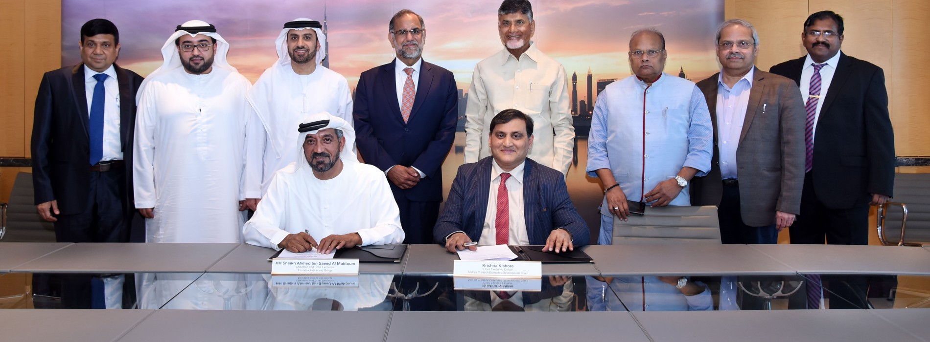 The Emirates Group signs MoU with the Government of Andhra Pradesh