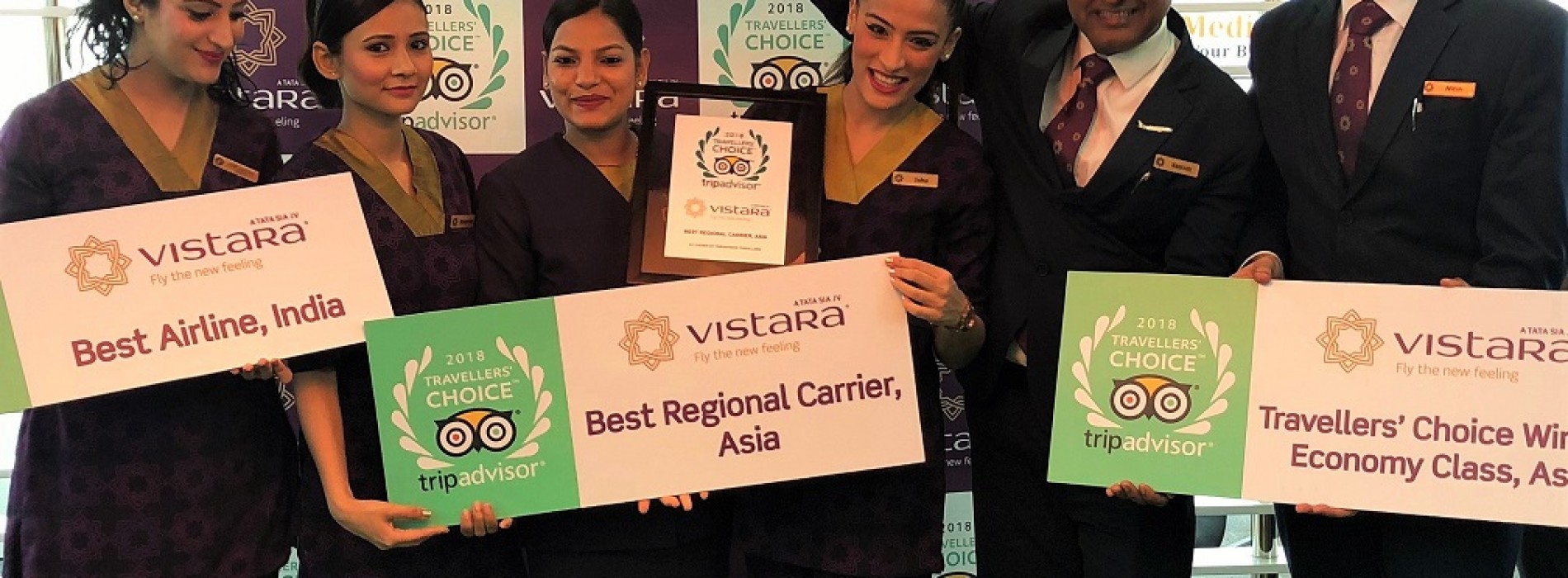 Vistara bags top honours in TripAdvisor’s Travellers’ Choice Awards