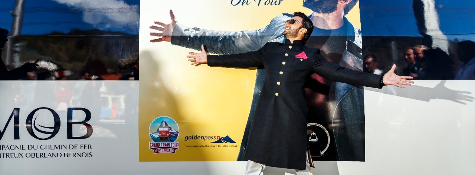 The ‘Ranveer on Tour’ Golden Pass Line Train takes off in Switzerland