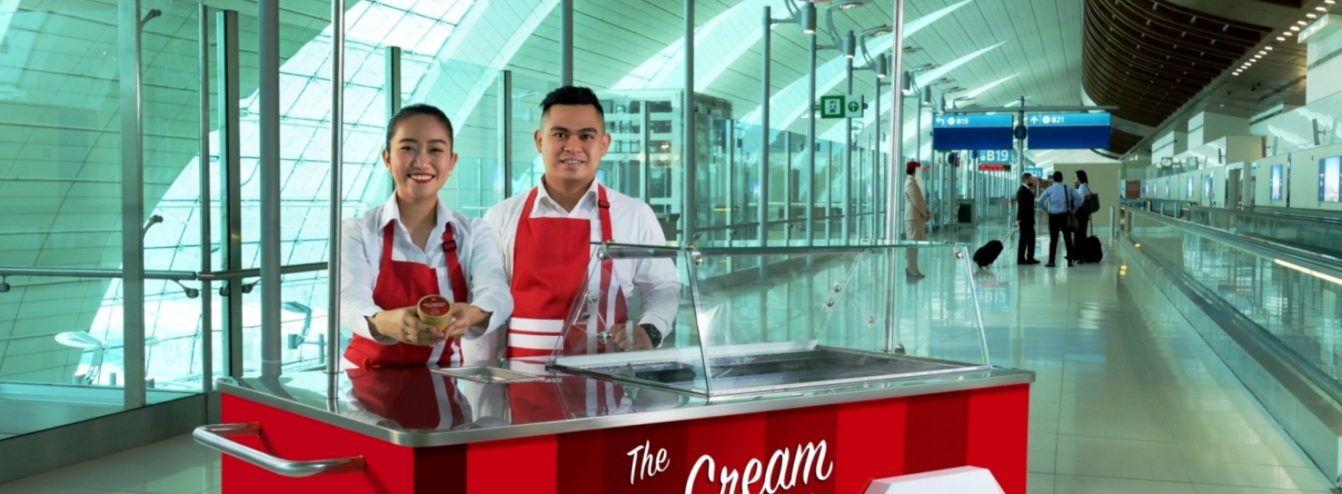 Summer just got cooler with Emirates’ complimentary ice cream service