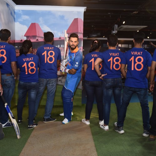 Virat Kohli now at Madame Tussauds Delhi