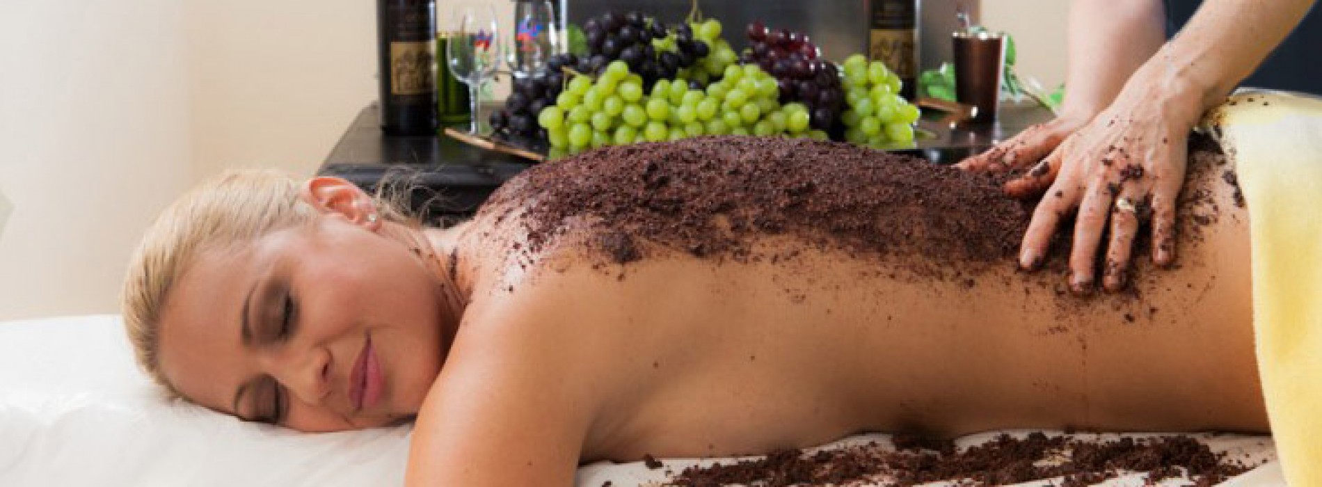 Nilaya Spa offers an intriguing Red Wine Therapy Body Scrub