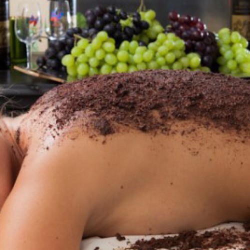 Nilaya Spa offers an intriguing Red Wine Therapy Body Scrub