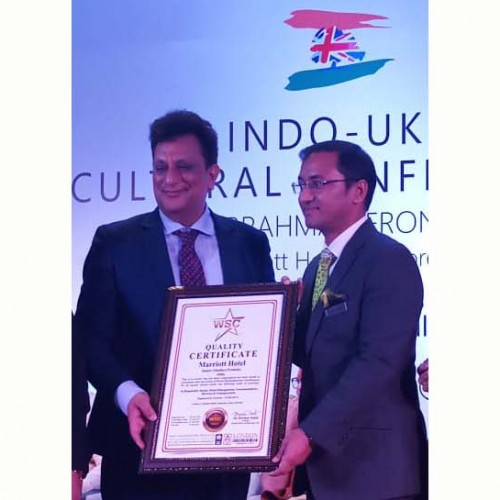 Indore Marriott hotel awarded with ‘Quality Certificate’ by World Book of Records