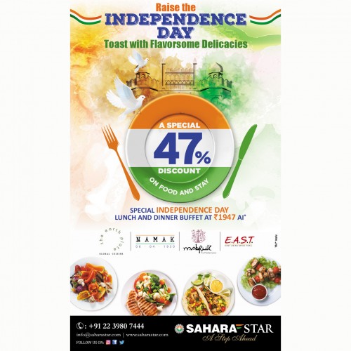 Hotel Sahara Star offers Independence Day deal