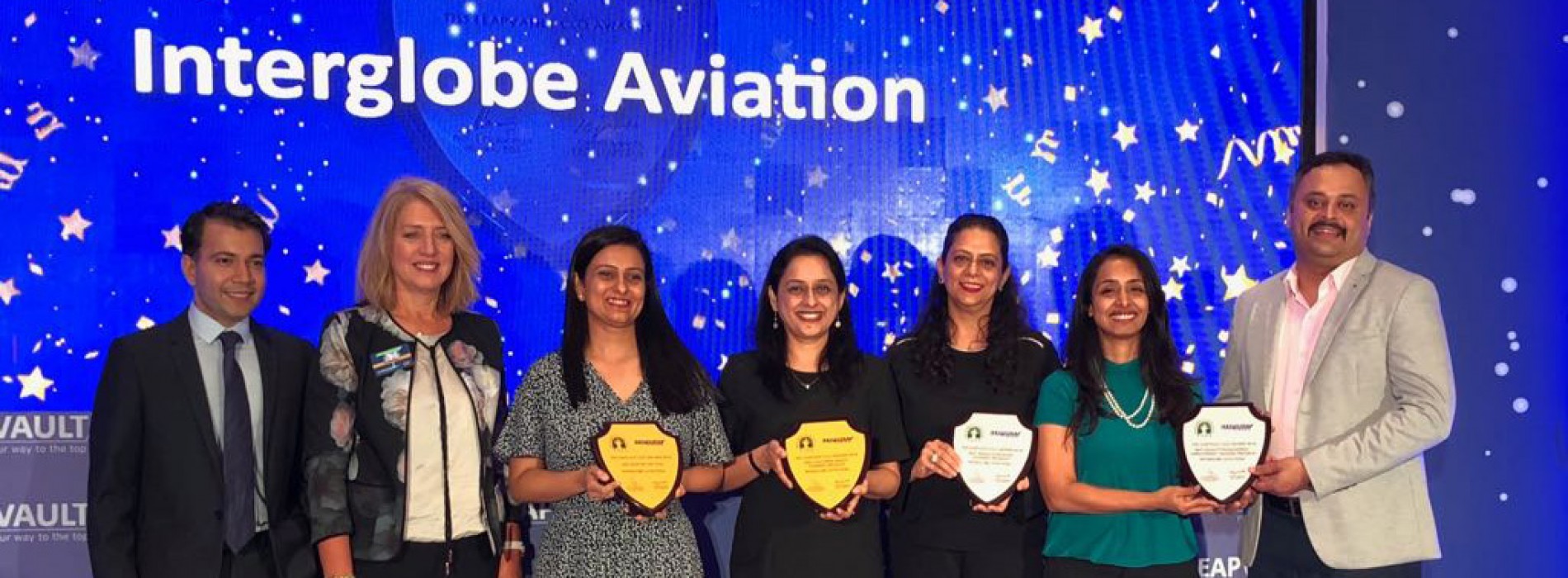 IndiGo bagged 2 Gold and 2 Silver awards at TISS LEAPVAULT CLO Awards 2018