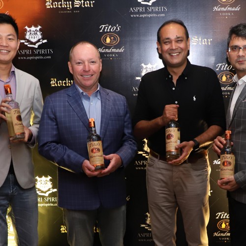 Aspri Spirits hosts a party to celebrate the launch of Tito’s Handmade Vodka in India