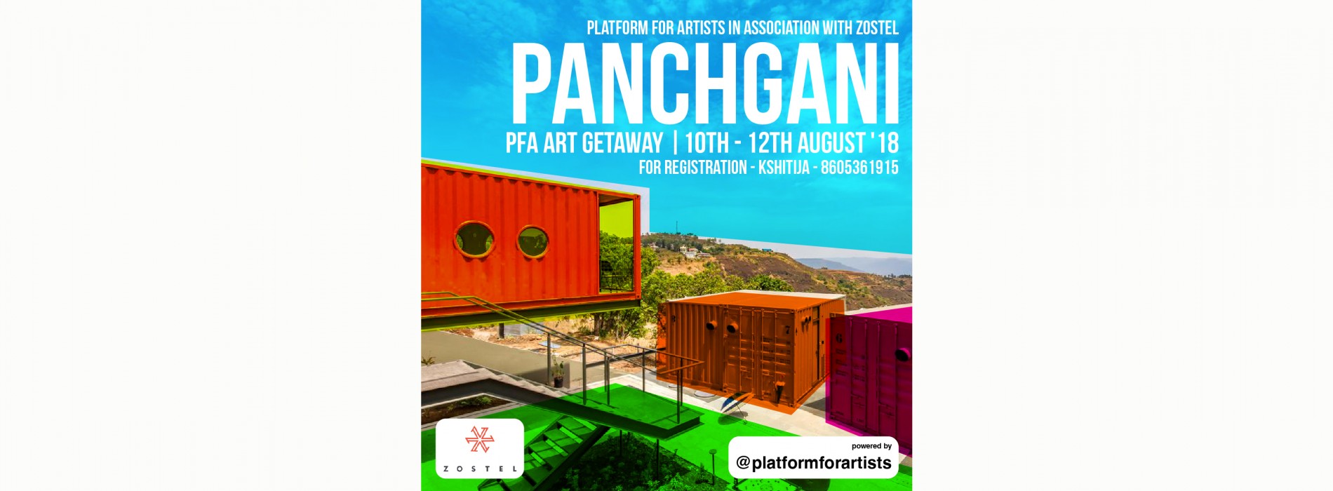 Platform For Artists partners with Zostel for 10th Art Getaway in Panchgani